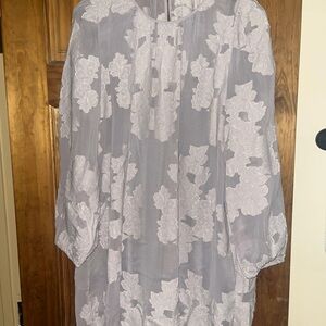 Wilfred Aritzia medium Gray Floral Dress